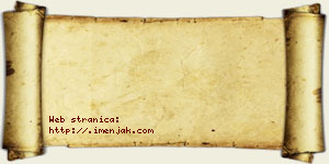 Veljko Denić vizit kartica